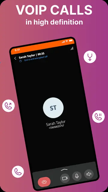 Screenshot 2 of Linphone - open source SIP client