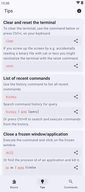 Screenshot 2 von Linux Command Library