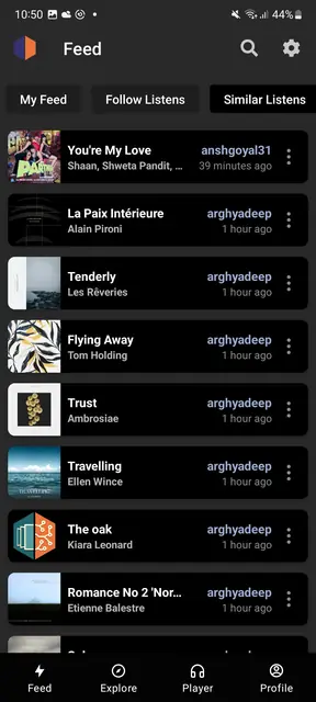 Screenshot 2 von ListenBrainz
