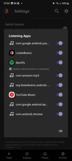 Screenshot 4 von ListenBrainz