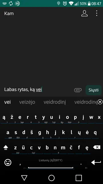 Screenshot 3 von Lithuanian for AnySoftKeyboard