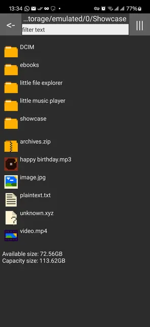 Screenshot 4 of Little File Explorer