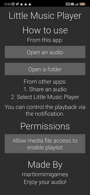 Screenshot 2 of Little Music Player