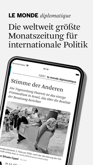 Screenshot 1 of LMd - Le Monde diplomatique DE