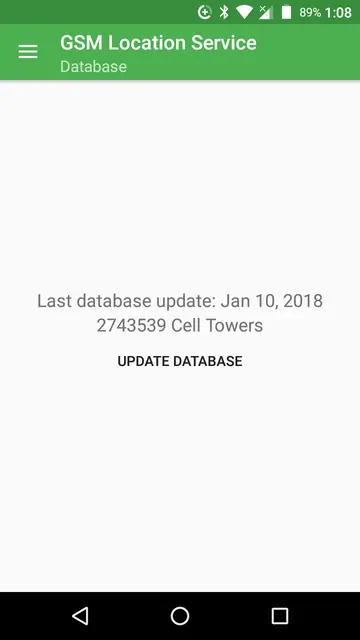 Screenshot 1 of Local GSM Location - A local cell tower based back