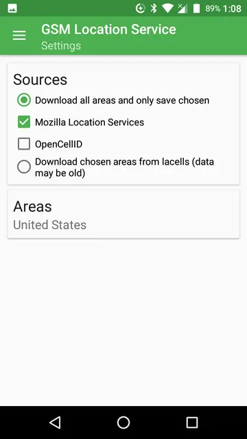 Screenshot 3 of Local GSM Location - A local cell tower based back