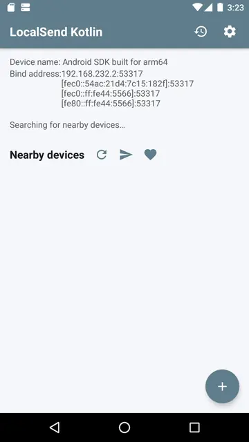 Screenshot 1 of LocalSend Kotlin