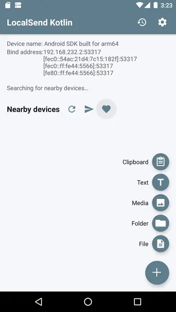 Screenshot 2 of LocalSend Kotlin