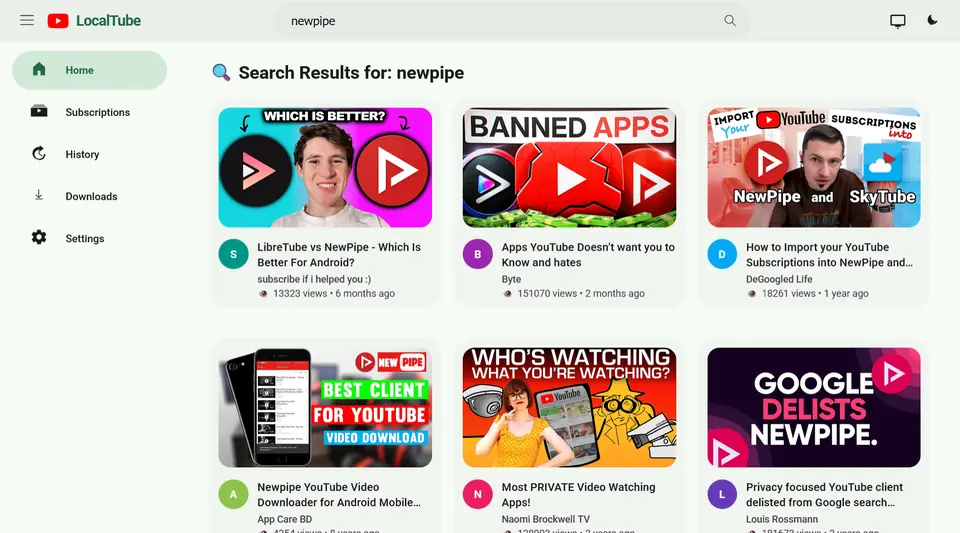 Screenshot 4 von LocalTube