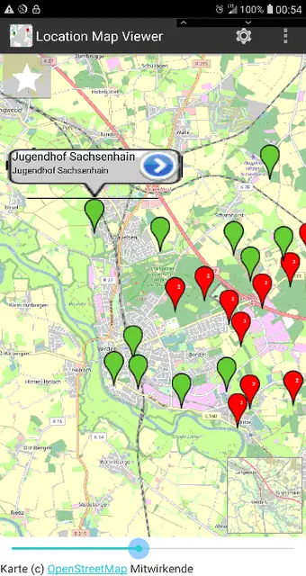 Screenshot 1 von Location Map Viewer