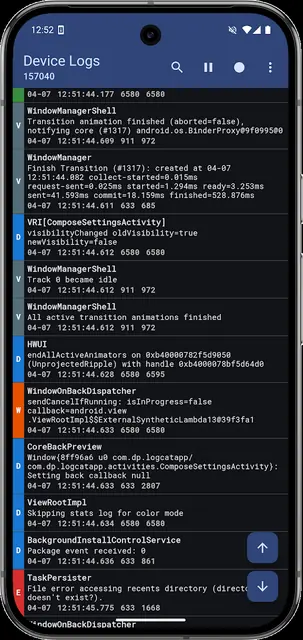 Screenshot 3 of Logcat Reader