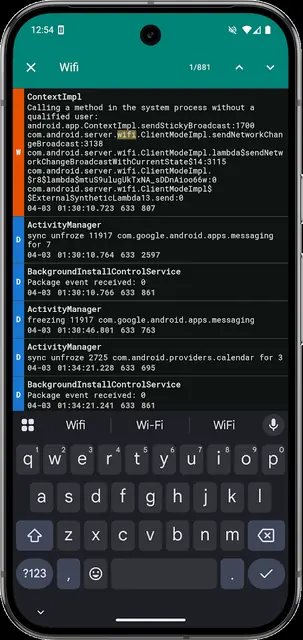 Screenshot 4 of Logcat Reader