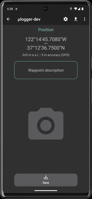 Screenshot 2 of μlogger