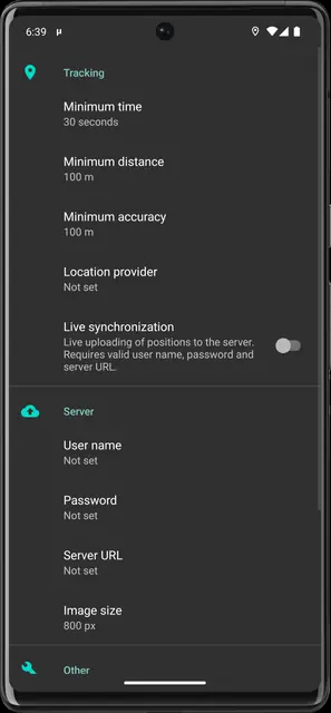 Screenshot 3 of μlogger