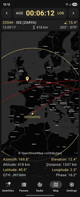 Screenshot 4 of Look4Sat: Satellite tracker
