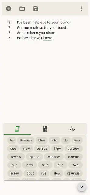Screenshot 2 von Lyricistant