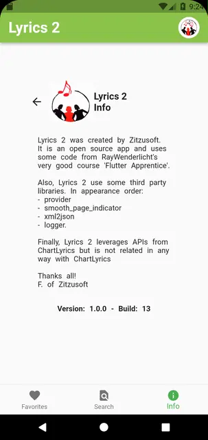 Screenshot 2 von Lyrics 2