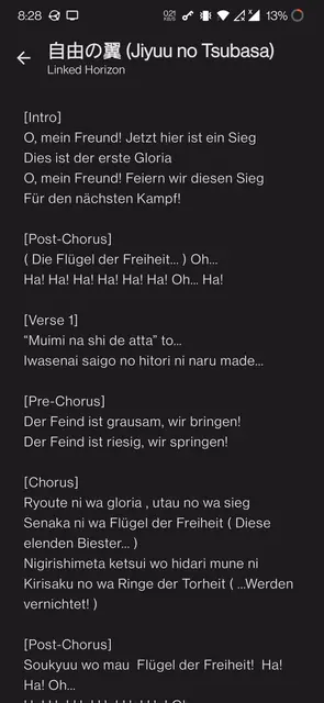 Screenshot 2 von Lyrics Grabbr