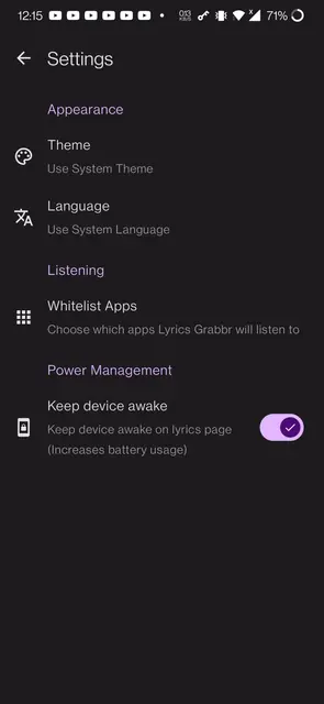 Screenshot 3 von Lyrics Grabbr