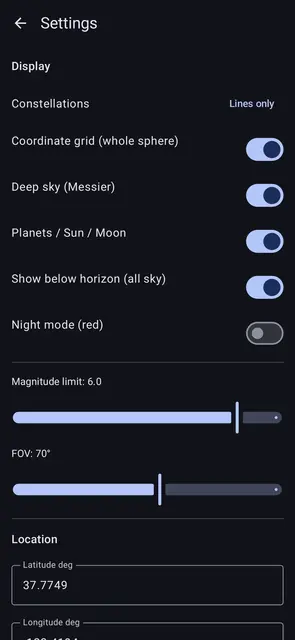 Screenshot 3 of MA Astronomy