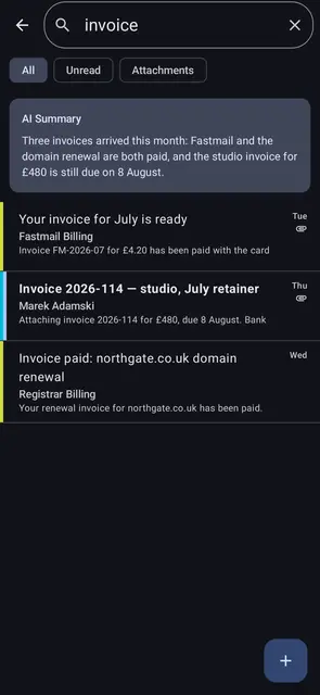 Screenshot 3 of MA Email
