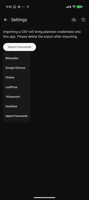 Screenshot 1 von MA Passwords