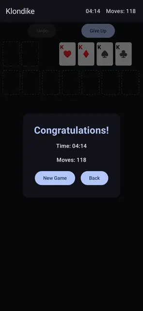 Screenshot 4 of MA Solitaire