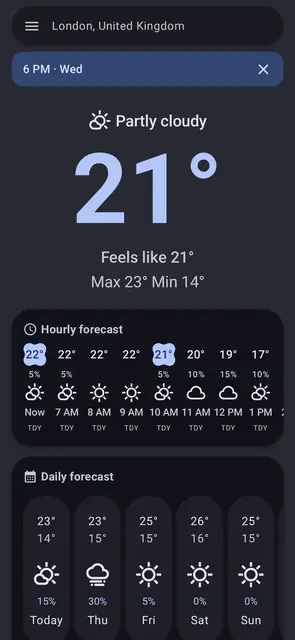 Screenshot 2 von MA Weather