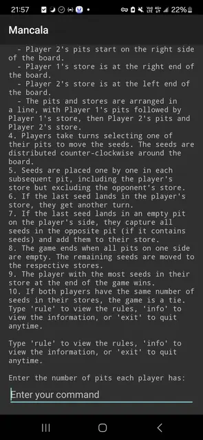 Screenshot 2 of Mancala