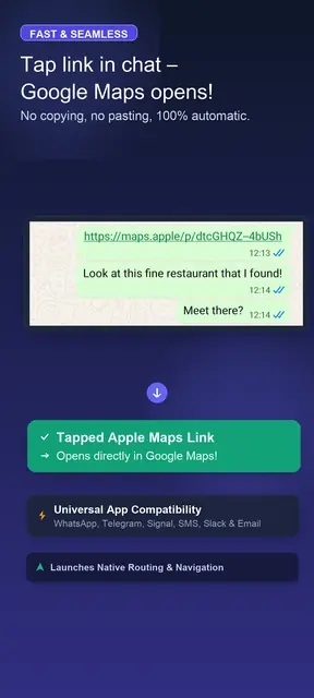 Screenshot 3 of MapFlip - Apple to Google