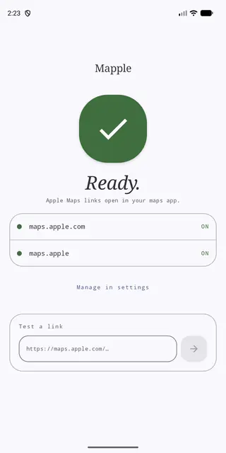 Screenshot 2 von Mapple: Redirect Apple Maps
