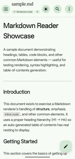 Screenshot 2 of MarkReader - Markdown Reader