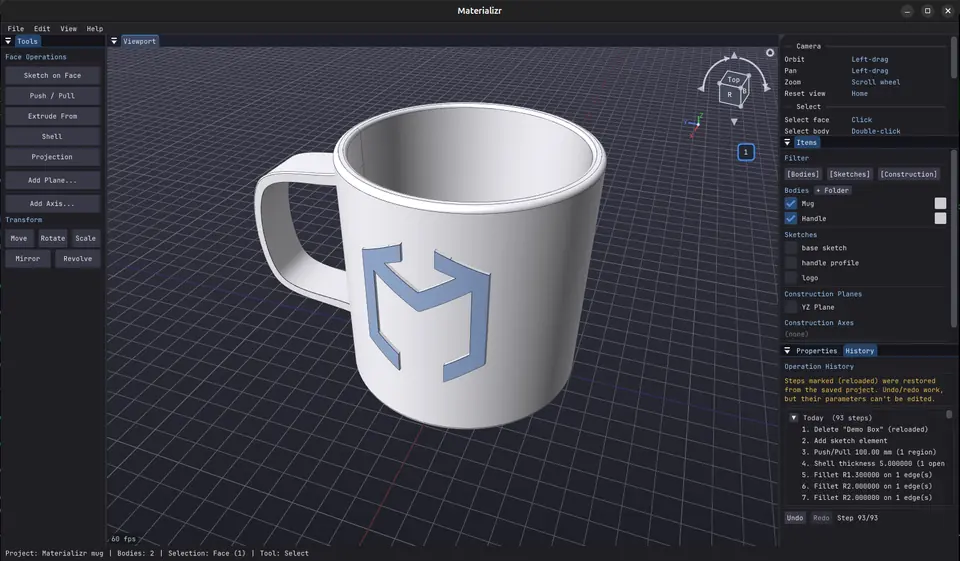 Screenshot 1 of Materializr