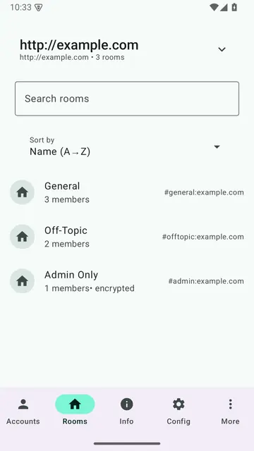 Screenshot 4 von Matrix Synapse Manager