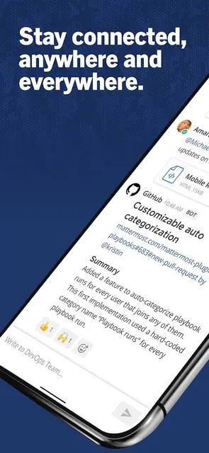 Screenshot 1 of Mattermost Beta