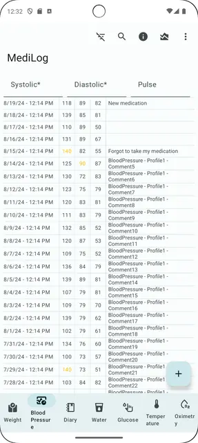 Screenshot 2 von MediLog (Reproducible build)