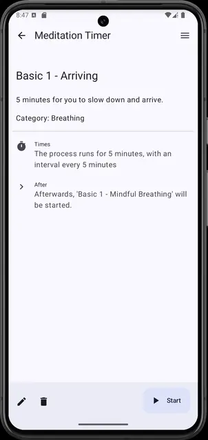 Screenshot 2 of Meditation Timer