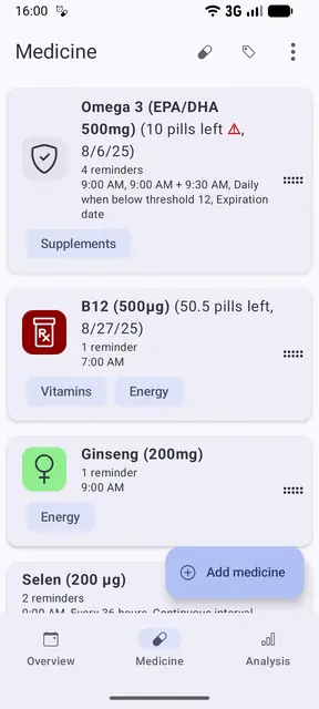 Screenshot 2 of MedTimer: Med & Pill Reminder