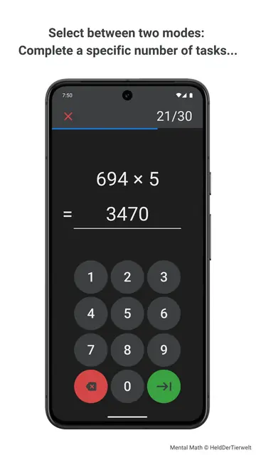Screenshot 3 von Mental Math