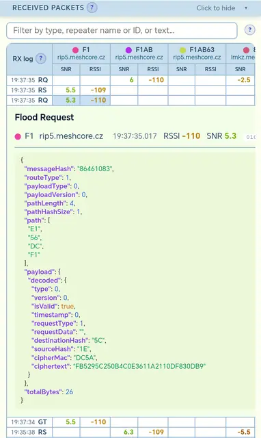Screenshot 4 of MeshCore Signal Tester