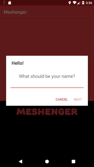 Screenshot 4 of Meshenger