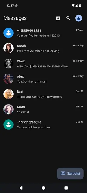 Screenshot 1 of Messages
