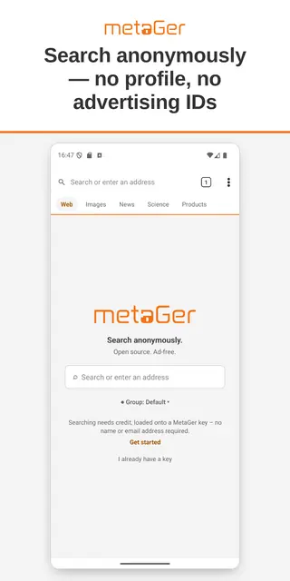 Screenshot 3 von MetaGer