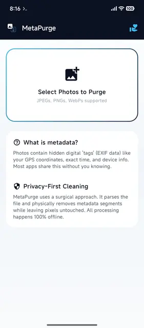 Screenshot 1 von MetaPurge