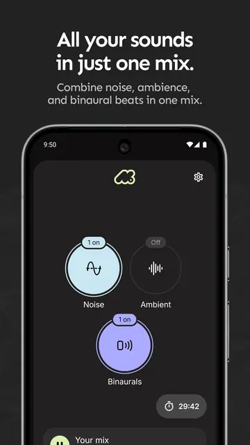 Screenshot 3 von Metiq: noise & ambient sounds