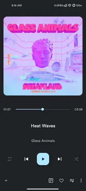 Screenshot 1 von Metro - A music player for Android