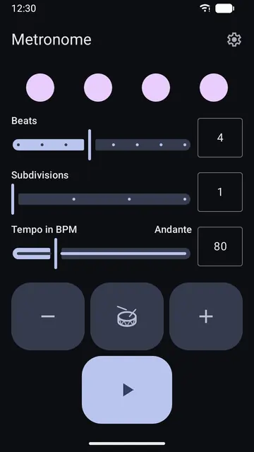 Screenshot 2 of Metronome