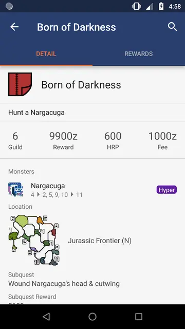 Screenshot 4 of MHGU Database