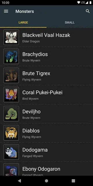 Screenshot 2 of MHWorld Database