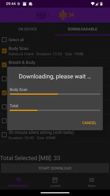 Screenshot 2 von Mindfulness Meditation